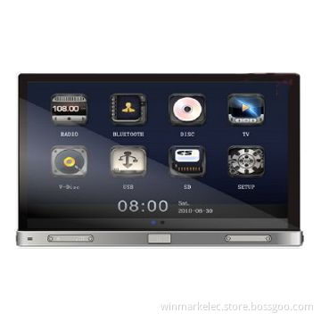 7-inch Digital In-dash Double DIN Car DVD Player, Supports Microsoft's Windows CE Operating System